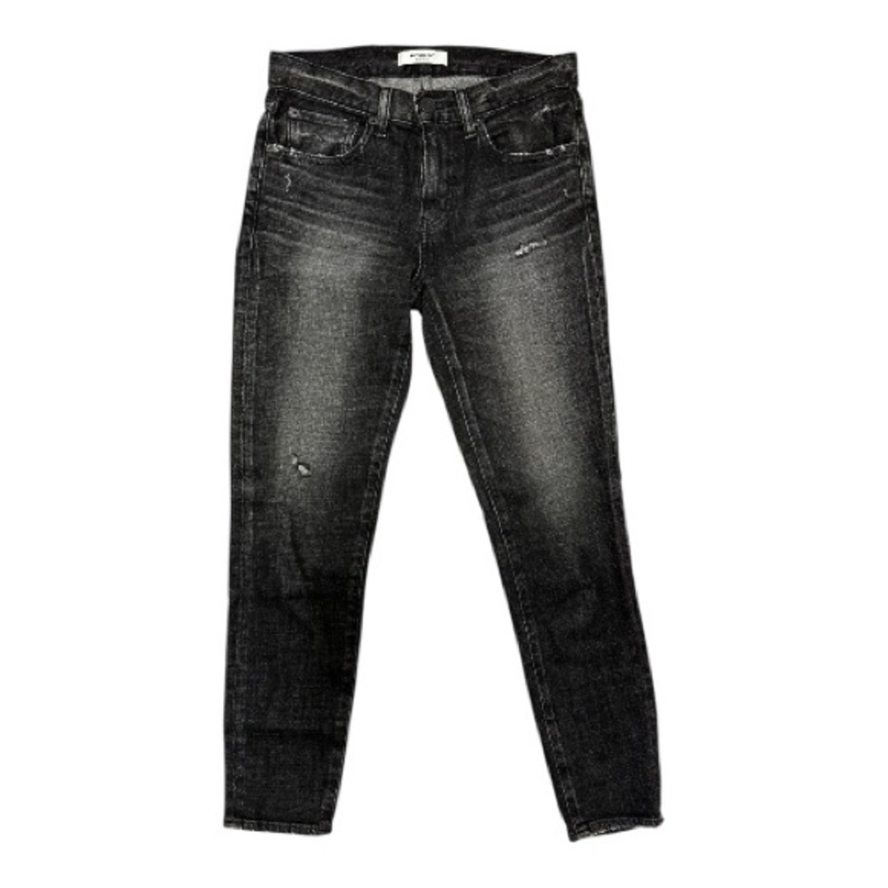 Moussy Black Cropped Skinny Jeans